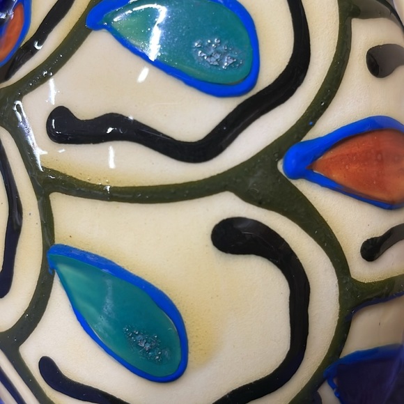 Czech Ditmar Urbach Art Déco Vase 7.75” tall - Picture 6 of 6